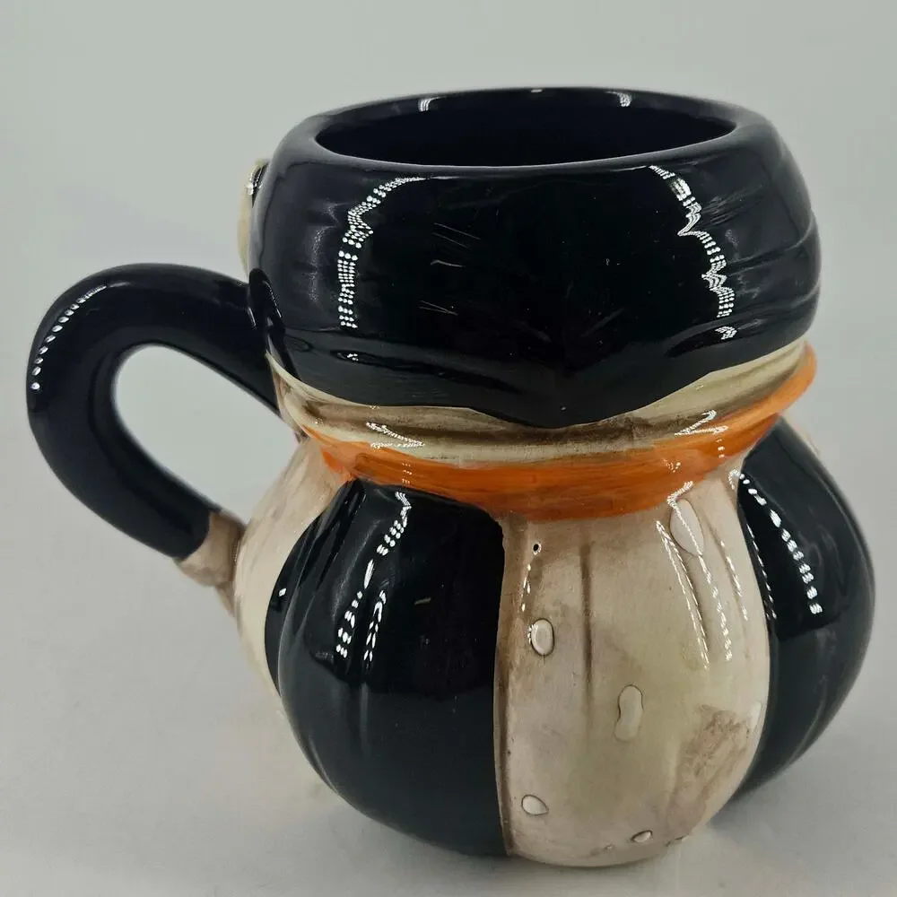 Johanna Parker Halloween Vampire Dracula Pumpkin Peep Mug Folk Art Fall